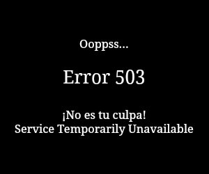 error 503 service temporarily unavailable