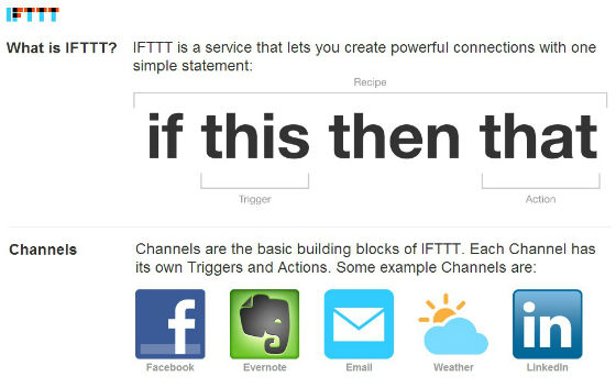 IFTTT Si pasa esto, entonces haz esto otro
