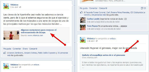 titulo en facebook